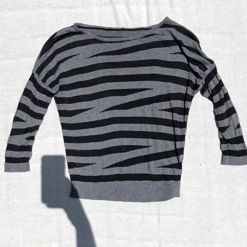 ✨Mesh Zebra Print Sweater!